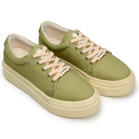 Tênis Farm Fervo Básico Feminino Verde