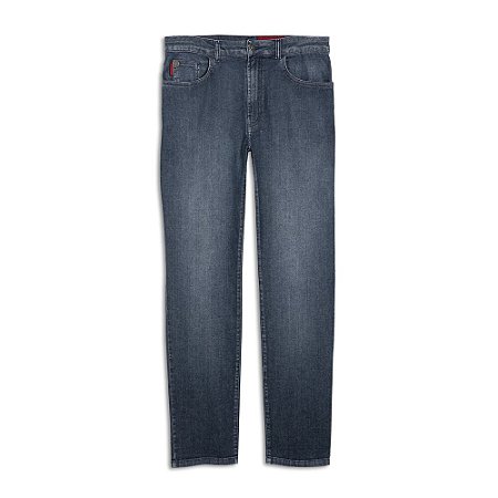 Calça Ellus Dark Indigo Elastic Straight Masculina