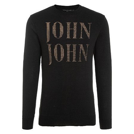 Tricot John John Estampado Masculino