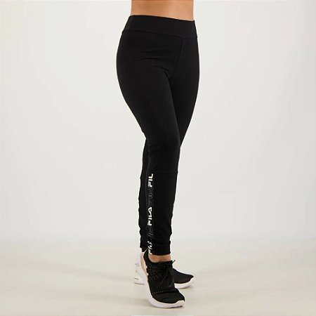 Calça Fila Legging Tape Feminina Preta - Dom Store Multimarcas Vestuário  Calçados Acessórios
