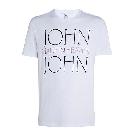 Camiseta John John Line John White Masculina