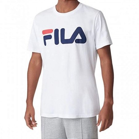 Camiseta Fila Letter Premium Masculina Branca