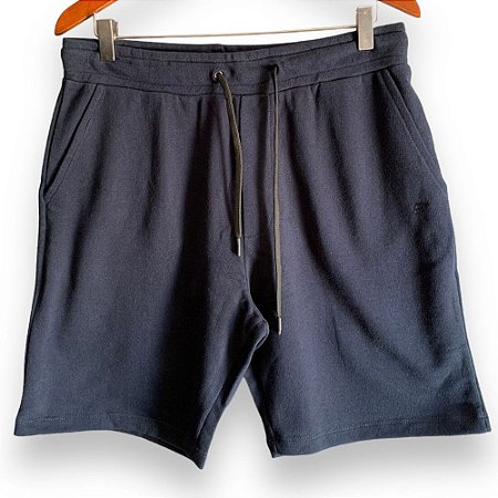 Bermuda Ellus Moletom Jogging Masculina Marinho