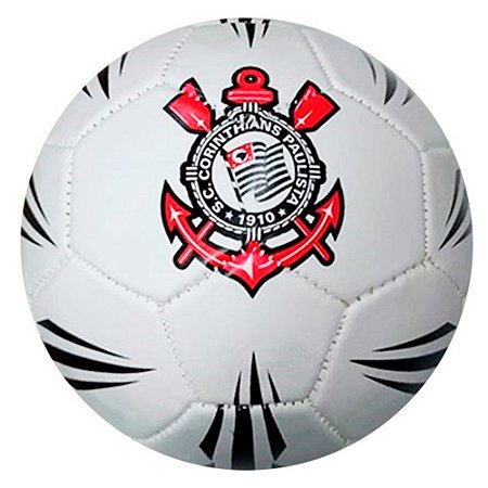 Bola De Futebol Oficial Corinthians Branca Tamanho 5 Branca