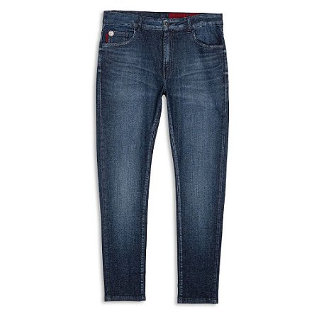Calça Ellus Dark Índigo Elastic Skinny Et Zetex Mascuina