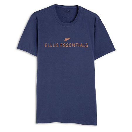 Camiseta Ellus Essentials Classic Masculina Azul