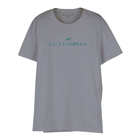 Camiseta Ellus Essentials Classic Masculina Cinza