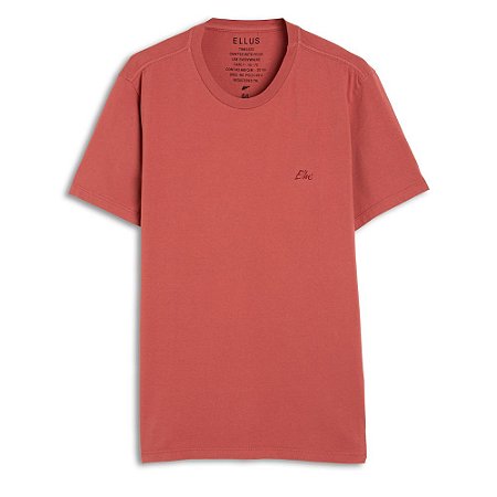 Camiseta Ellus Fine Aquarela Classic Masculina Coral