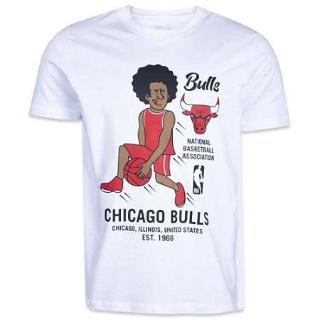 Camiseta New Era NBA Chicago Bulls All Building Masculina