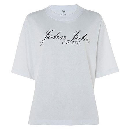 Camiseta John John John Line Masculina Branco - Compre Agora