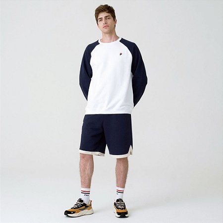 Casaco Fila Letter Basic Masculino Branco