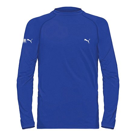 Camiseta Puma Manga Longa Proteção UV50 Masculina