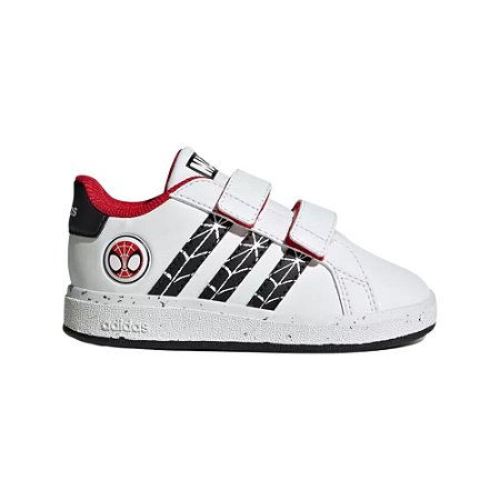 Tênis Infantil Adidas Grand Court Spider Man Marvel Meninos