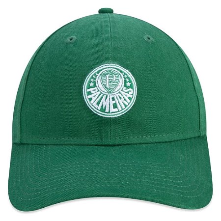 Boné New Era 940  Aba Curva Futebol Palmeiras Verde