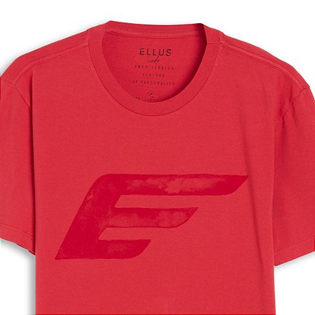 Camiseta Ellus Fine Easa Maxi Easa Classic Masculina Red