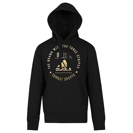 Blusa Adidas Combat Community Line Masculina Preto Dourado
