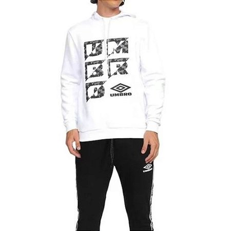 Blusa Umbro Large Duo Camouflage Masculina Branca