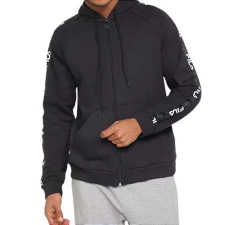 Jaqueta Fila Basic Tape Masculina Preta