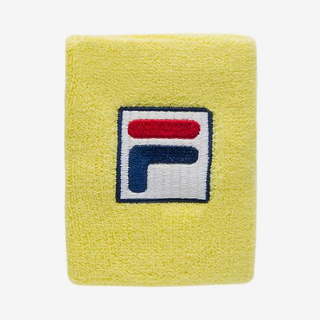 Munhequeira Fila Stripes G Par 4x4 Amarela