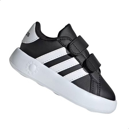 Tênis Infantil Adidas Advantage Preto Tiras