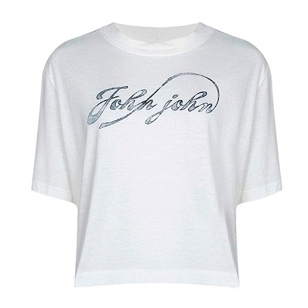 Camiseta John John Ellie Feminina Off White