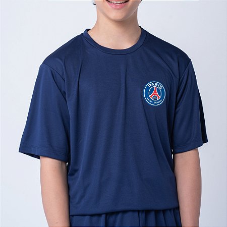 Camiseta PSG Fit Juvenil Licenciada Balboa Marinho