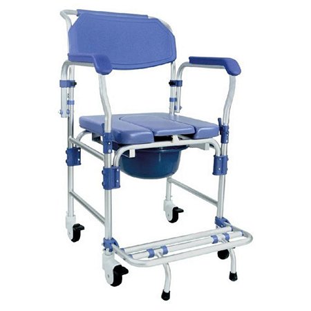 Cadeira De Banho Dobrável P/ Obeso Até 150 Kg D60 Dellamed