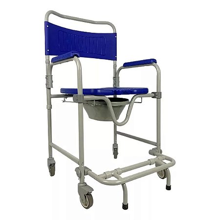 Cadeira De Higienização D45 Dobrável Até 150 Kg - Dellamed