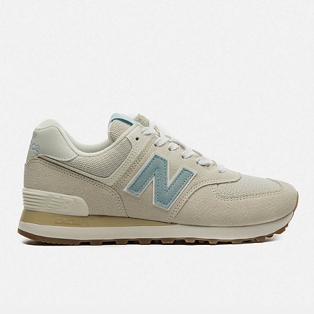 Tênis New Balance 574 V2 Feminino Branco Azul