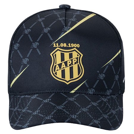 Boné Ponte Preta Trucker Masculino Preto Dourado Supercap