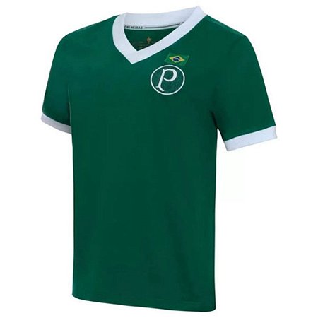 Camisa Palmeiras Retrô 1951 Mundial Feminina Verde
