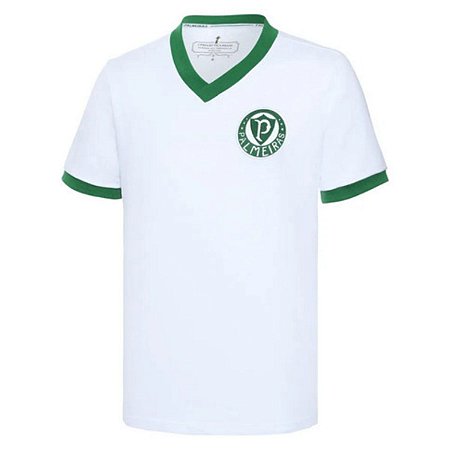 Camisa Palmeiras Retrô 1960 Comemorativa Taça Brasil Branca