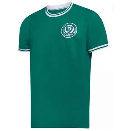 Camisa Palmeiras Retrô 1973 Comemorativa Brasileiro Verde
