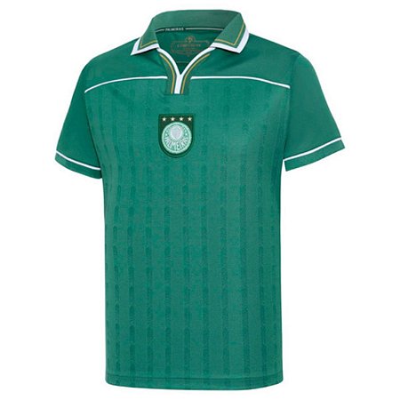Camisa Palmeiras Retrô 1999 Libertadores Masculina Verde