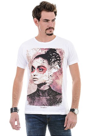 CAMISETA MASCULINA AFRODITE RED FEATHER