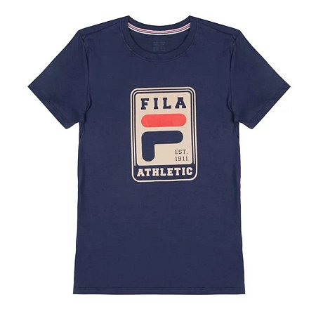 Camiseta Fila Graphics Azul Marinho
