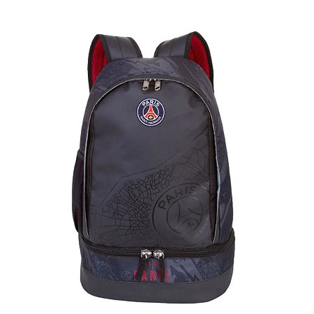 Mochila PSG Sestini Grande Porta Tênis Masculina Preta