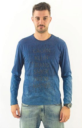 camisas manga longa jeans