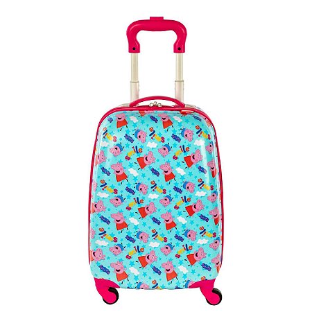 Mala De Viagem Peppa Pig Pequena com Rodas 360°