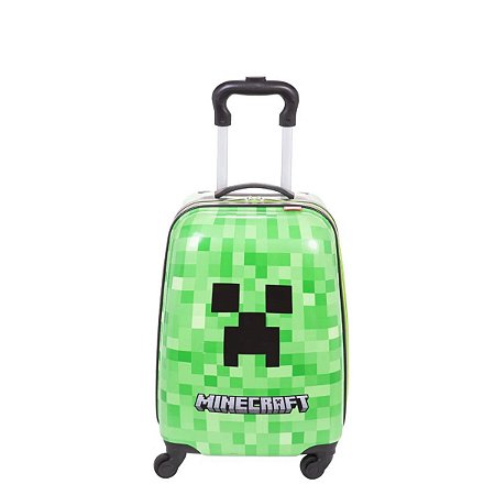 Mala De Viagem Minecraft Pequena com Rodas 360°