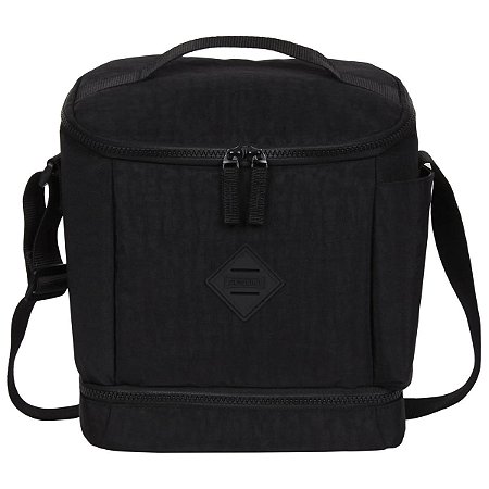 Lancheira Fitness Sestini Lunch Crinkle 2 Preto