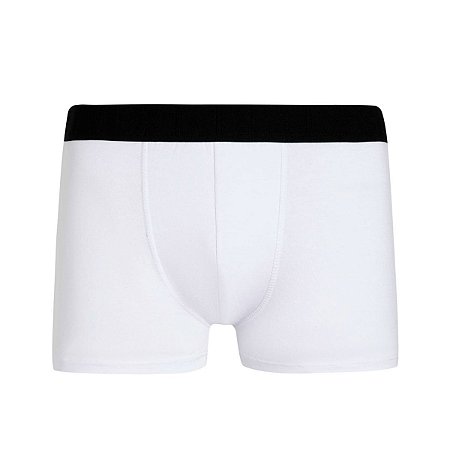 Cueca Ellus Media Color Stripe Branca