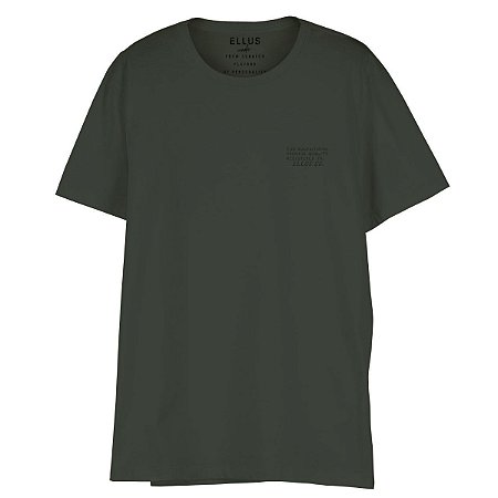 Camiseta Ellus Cotton Fine Co Classic Masculina Verde