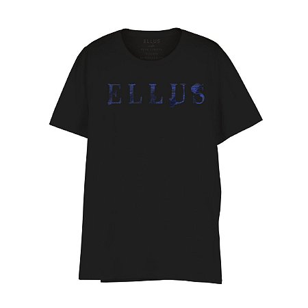 Camiseta Ellus Foil Classic Masculina Preta