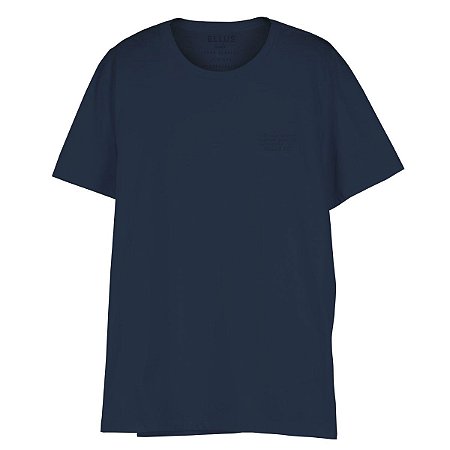 Camiseta Ellus Cotton Fine Co Classic Masculina Azul Marinho