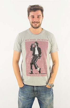 CAMISETA ELLUS VINTAGE KING OF POP CLASSIC MICHAEL JACKSON