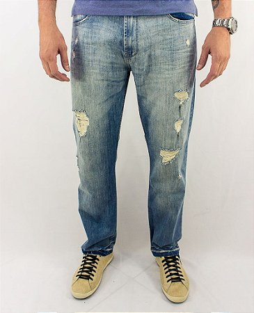 calça jeans masculina reforçada