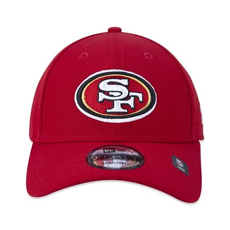 Boné New Era 940  NFL San Francisco 49Ers Aba Curva Vermelho