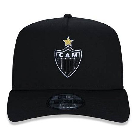 Boné New Era 940 Atlético Mineiro Futebol Aba Curva Preto