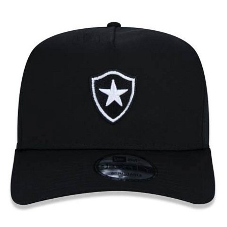 Boné New Era 940 Botafogo Futebol Aba Curva Preto